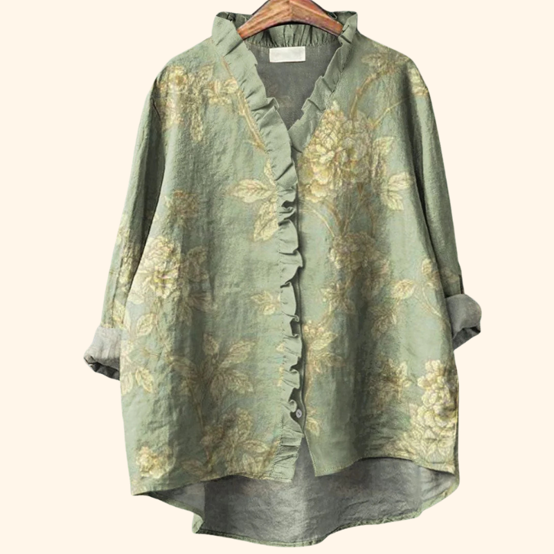 Anna - Flower Blouse