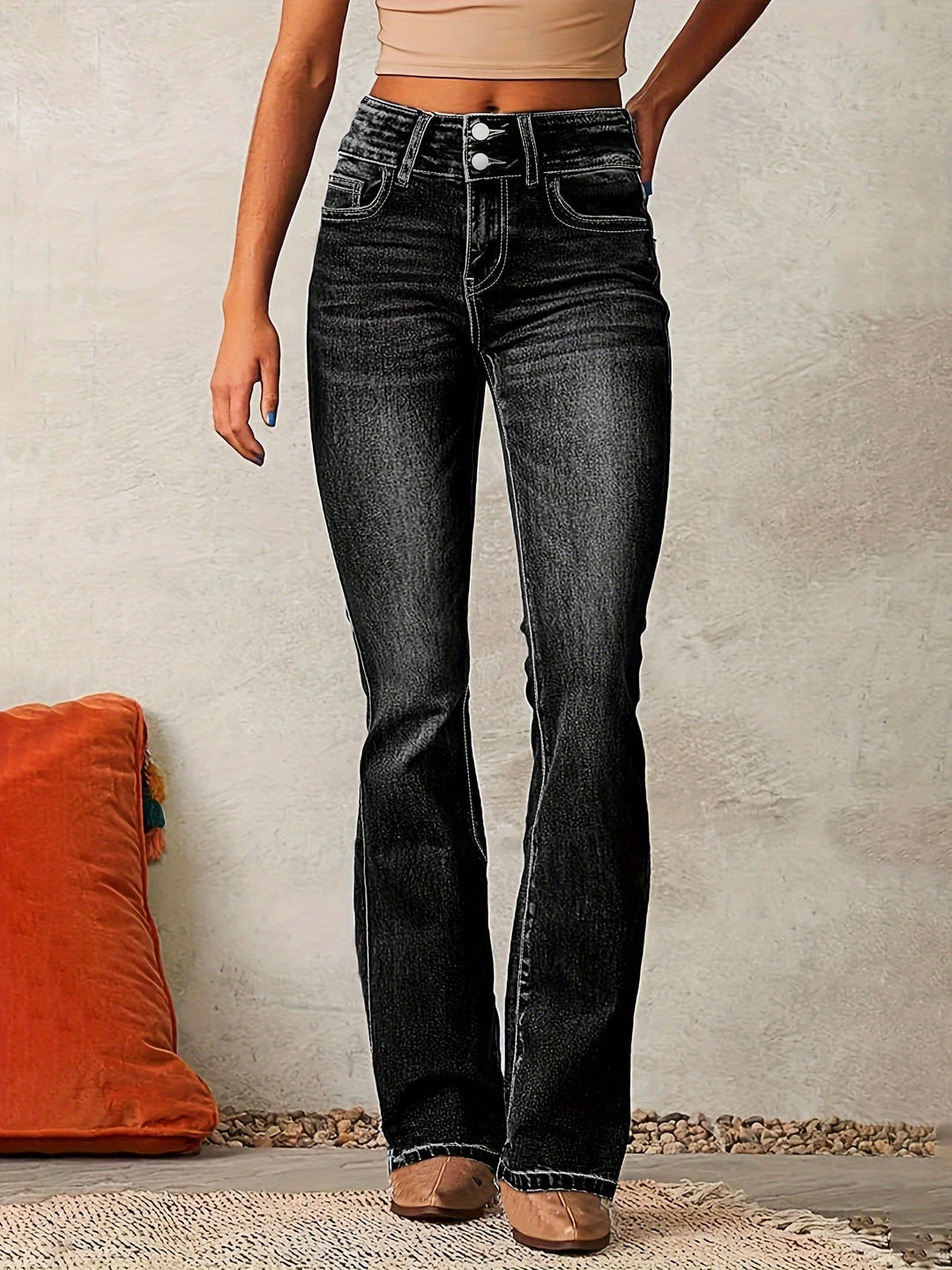 Juliet - High-waisted flare jeans