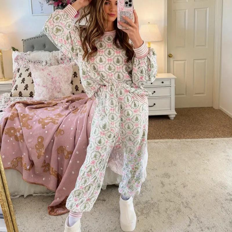 Cozy Christmas loungewear set