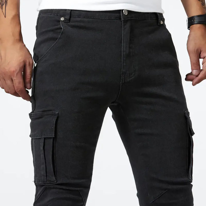 Jack - Slim-Fit Stretch Cargo Jeans