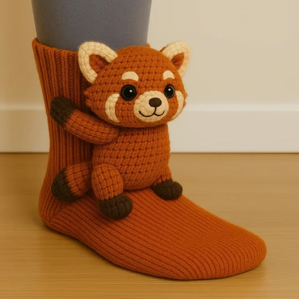 Soft Knitted Animal Socks (unisex)
