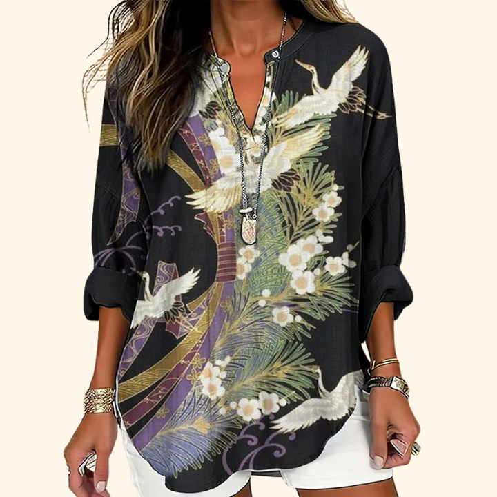 Amelie - Printed Blouse