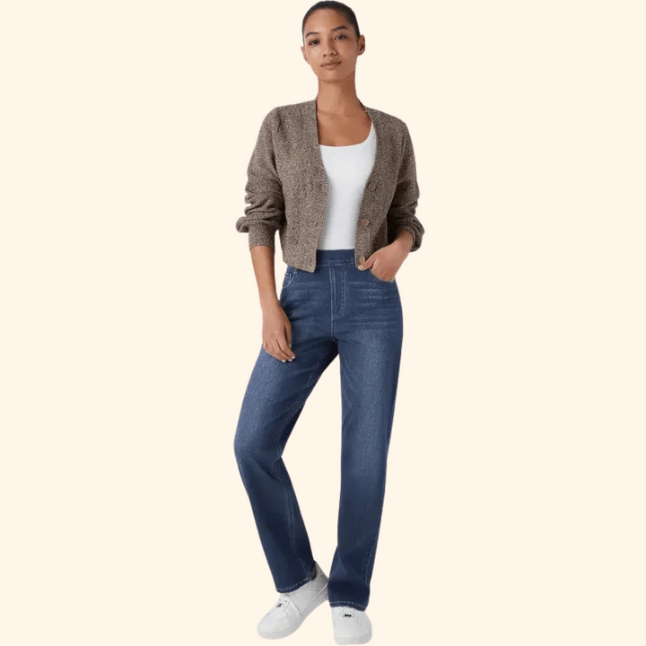 Kristina - Elastic and Comfortable High-Waisted Pants