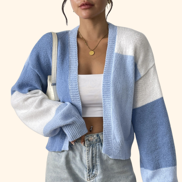 Bianca - Colour-Block Cardigan