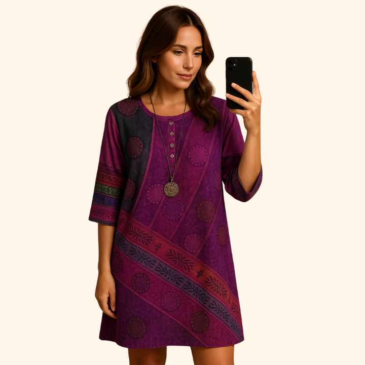 Valarie - Colorful Bohemian-Style Top