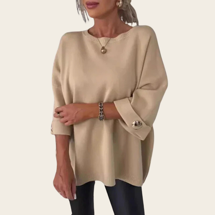 Lily - Elegant Button Sleeve Top