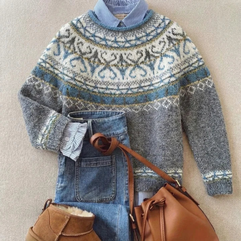 Magnolia - Elegant Vintage Knit Sweater