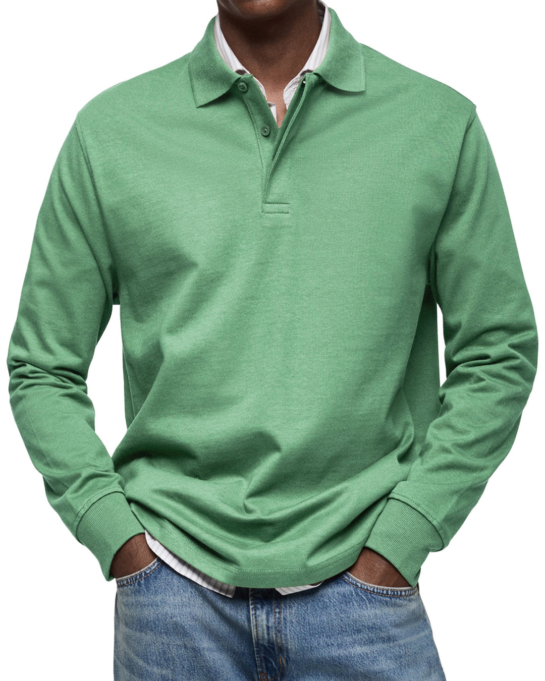 Elliot - Luxury Long-Sleeve Polo