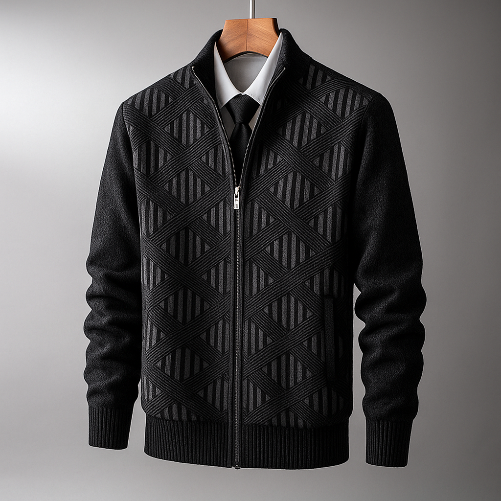 Glenn - Cashmere Zip Jacket