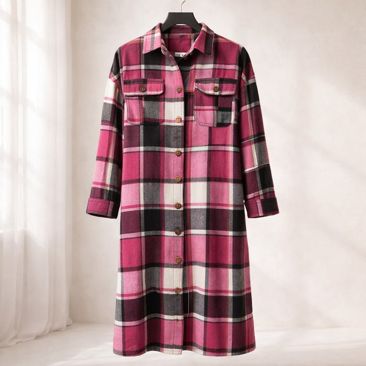Joanne - Plaid Coat