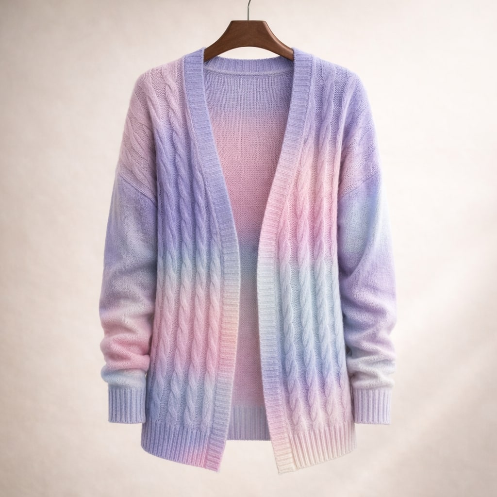 Brenda - Cable Knit Cardigan