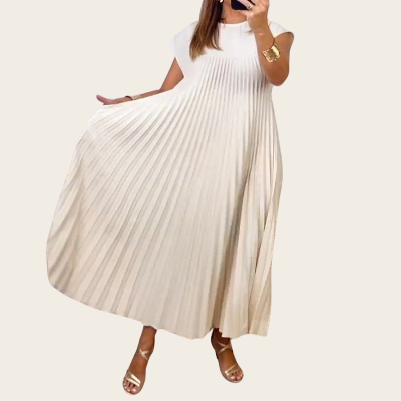 Ella - Pleated Maxi Dress