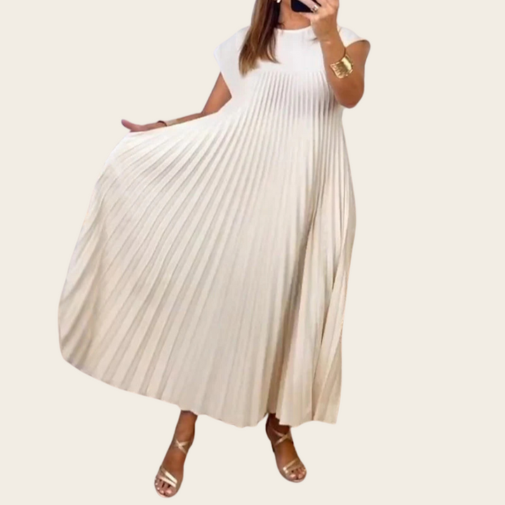 Ella - Pleated Maxi Dress