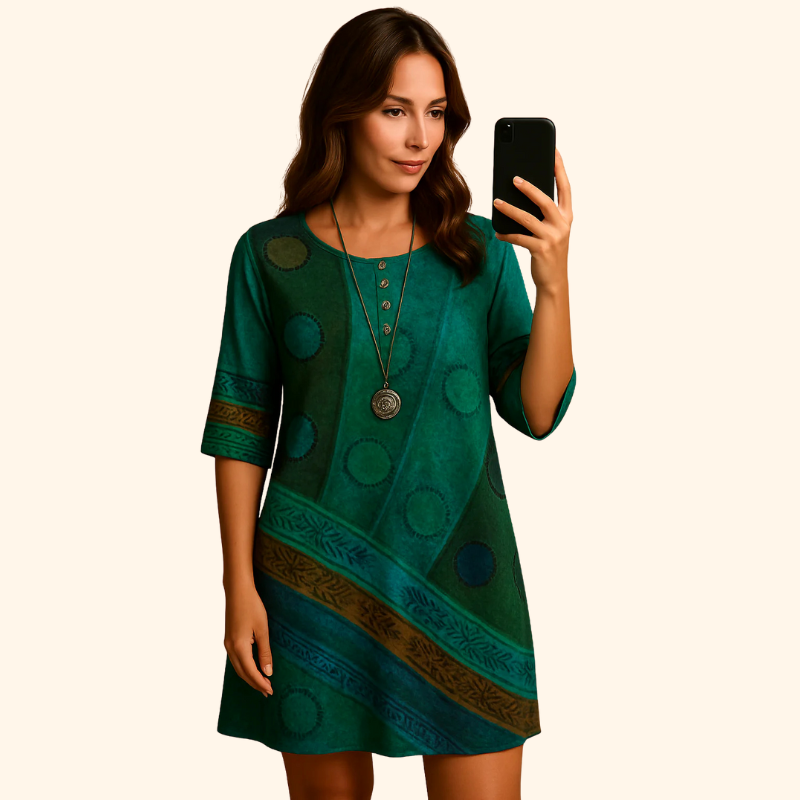 Valarie - Colorful Bohemian-Style Top