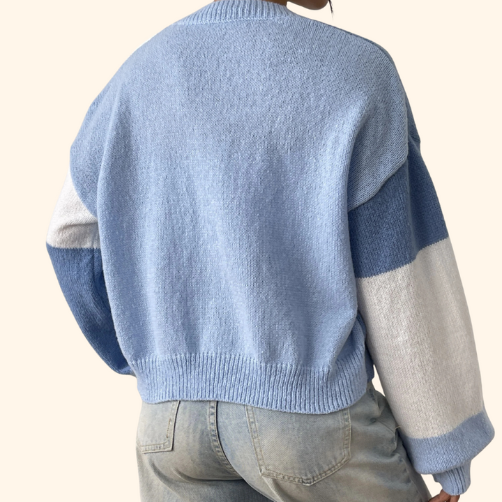 Bianca - Colour-Block Cardigan