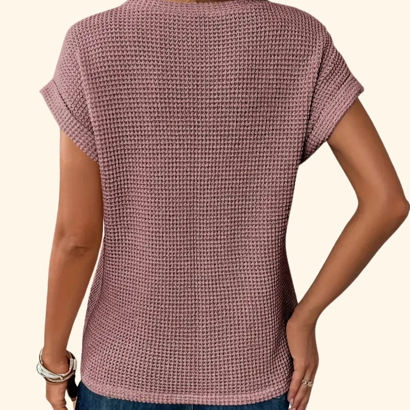 Sophie -  The Sweetheart Round Neck T-Shirt
