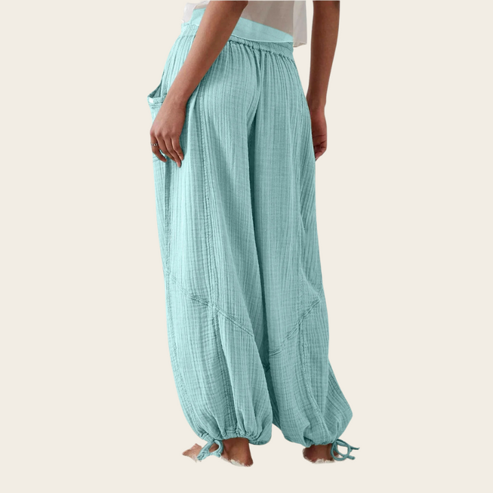 Sienna - Textured Solid Women's Pants