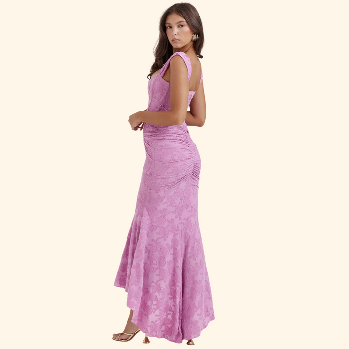 Rachel - Midnight Lace Dress