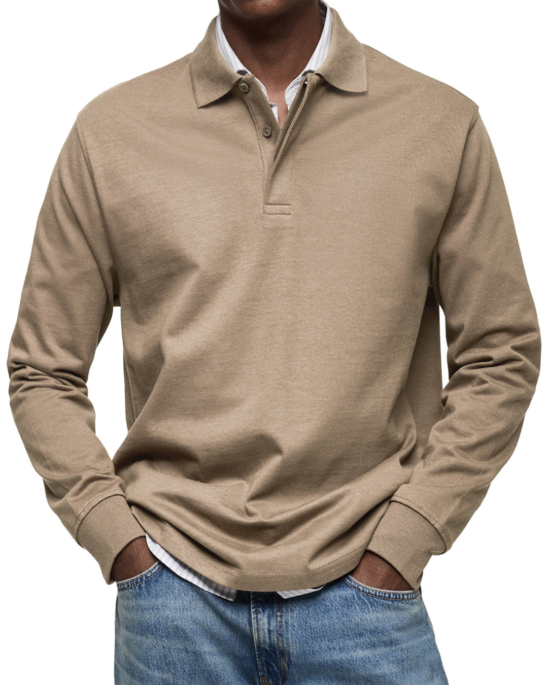 Elliot - Luxury Long-Sleeve Polo