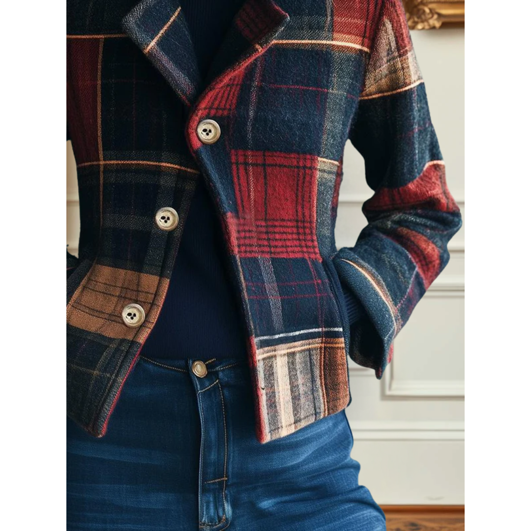 Mildred - Classic Plaid Jacket
