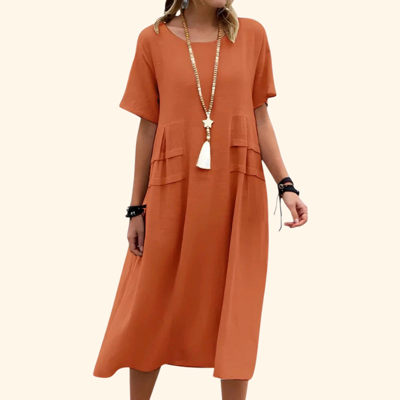 Nina - Elegant Midi Dress