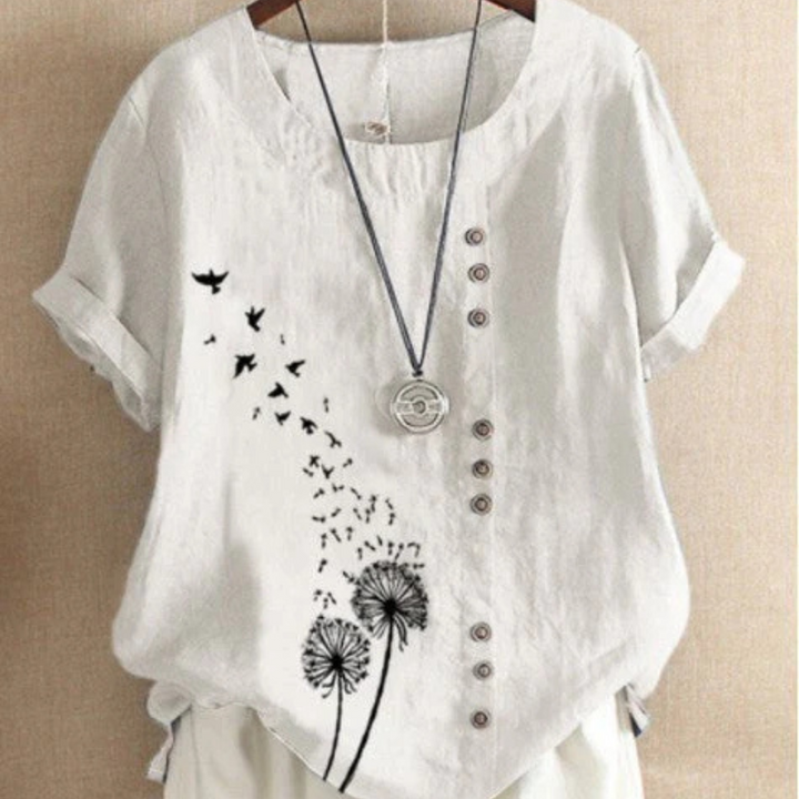 Maya - Retro casual pullover tee