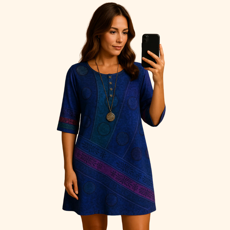 Valarie - Colorful Bohemian-Style Top