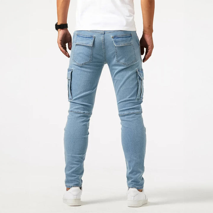 Jack - Slim-Fit Stretch Cargo Jeans