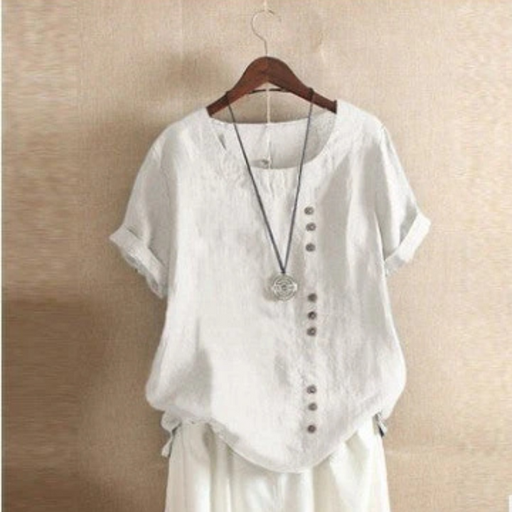 Maya - Retro casual pullover tee