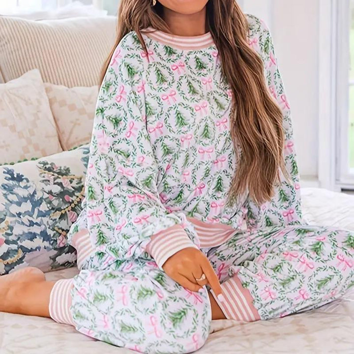 Cozy Christmas loungewear set