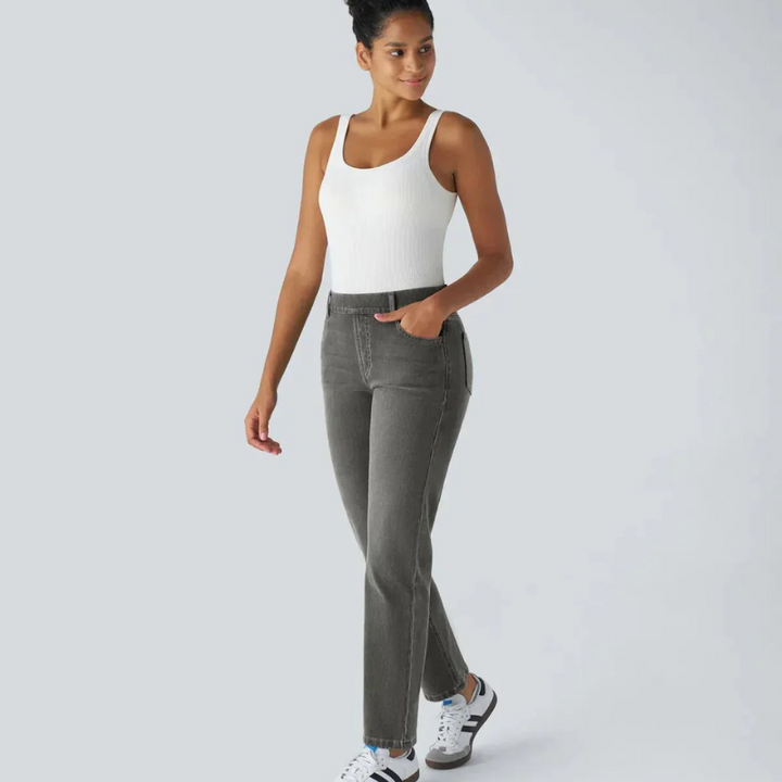 Kristina - Elastic and Comfortable High-Waisted Pants