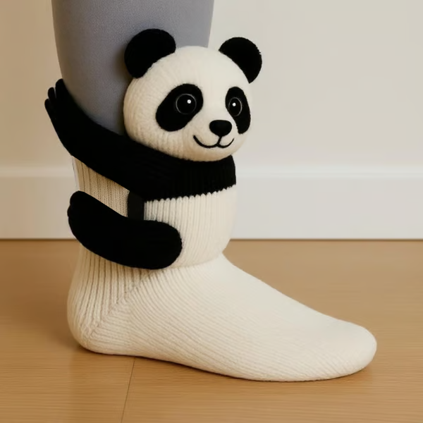 Soft Knitted Animal Socks (unisex)