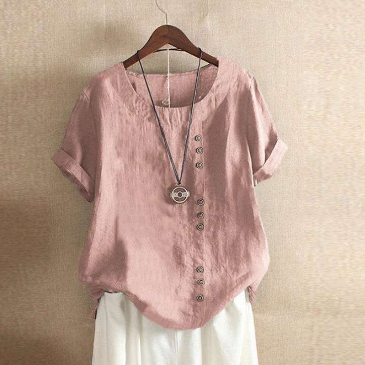 Maya - Retro casual pullover tee