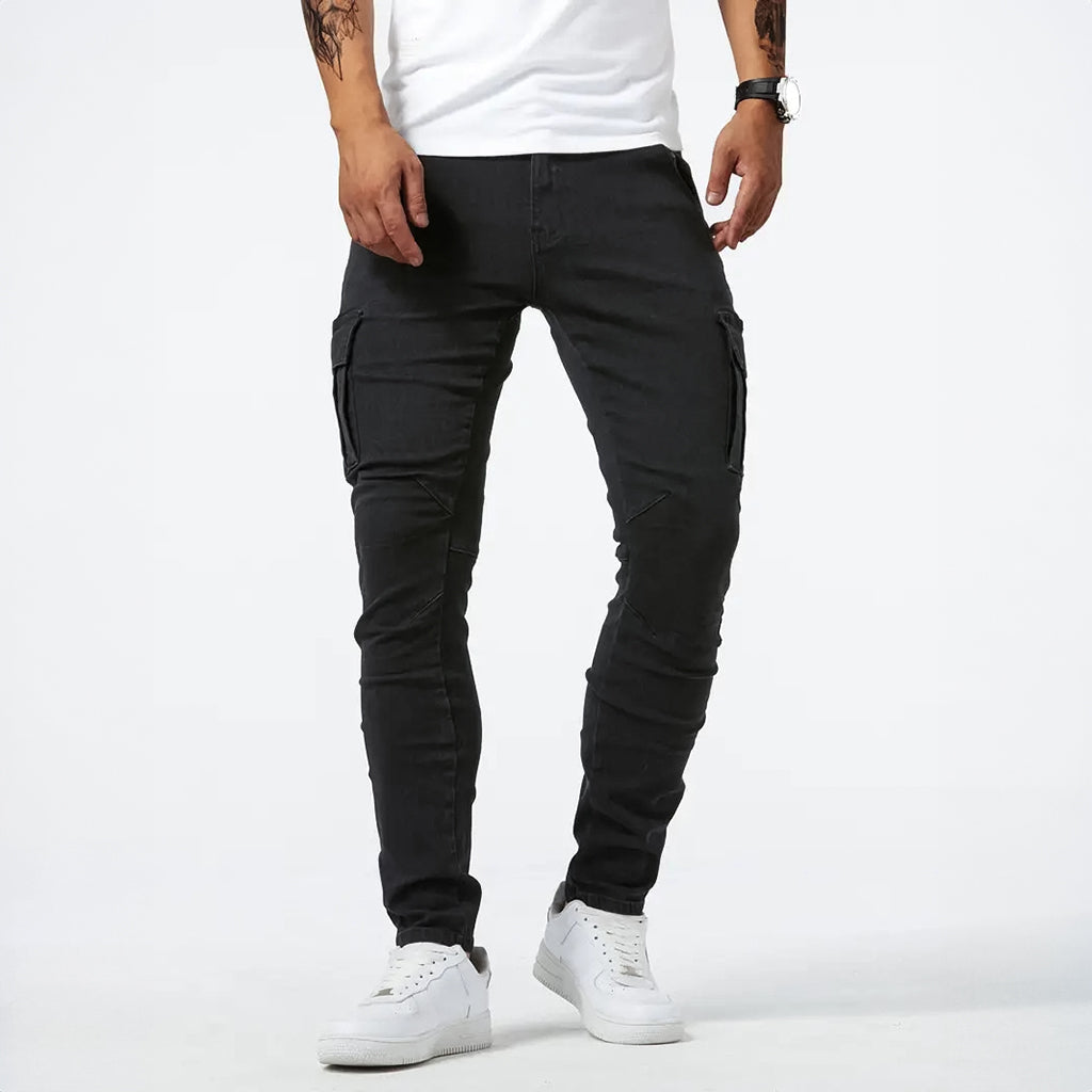 Jack - Slim-Fit Stretch Cargo Jeans