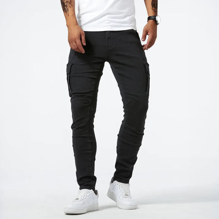 Jack - Slim-Fit Stretch Cargo Jeans
