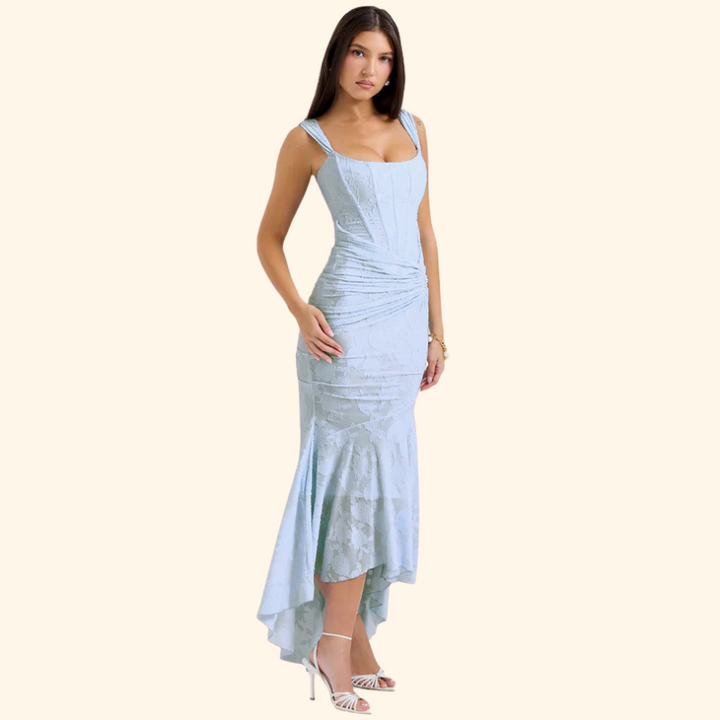 Rachel - Midnight Lace Dress
