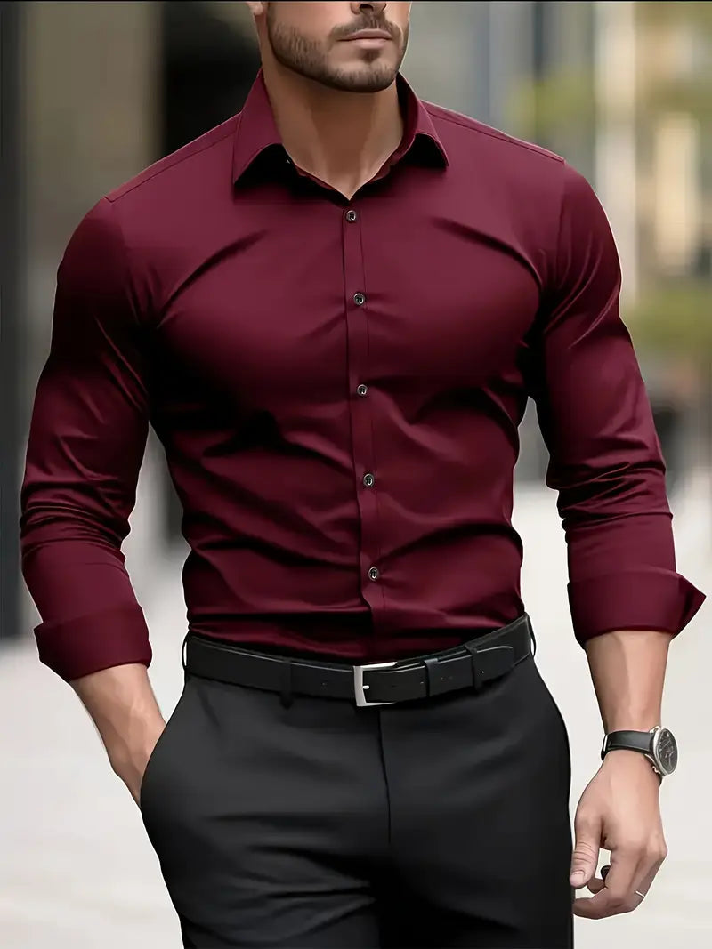 Oscar - Breathable long-sleeve shirt