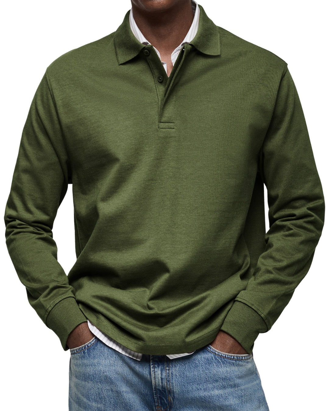 Elliot - Luxury Long-Sleeve Polo