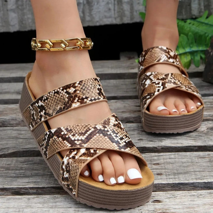 Abigail – Leather Strap Sandals
