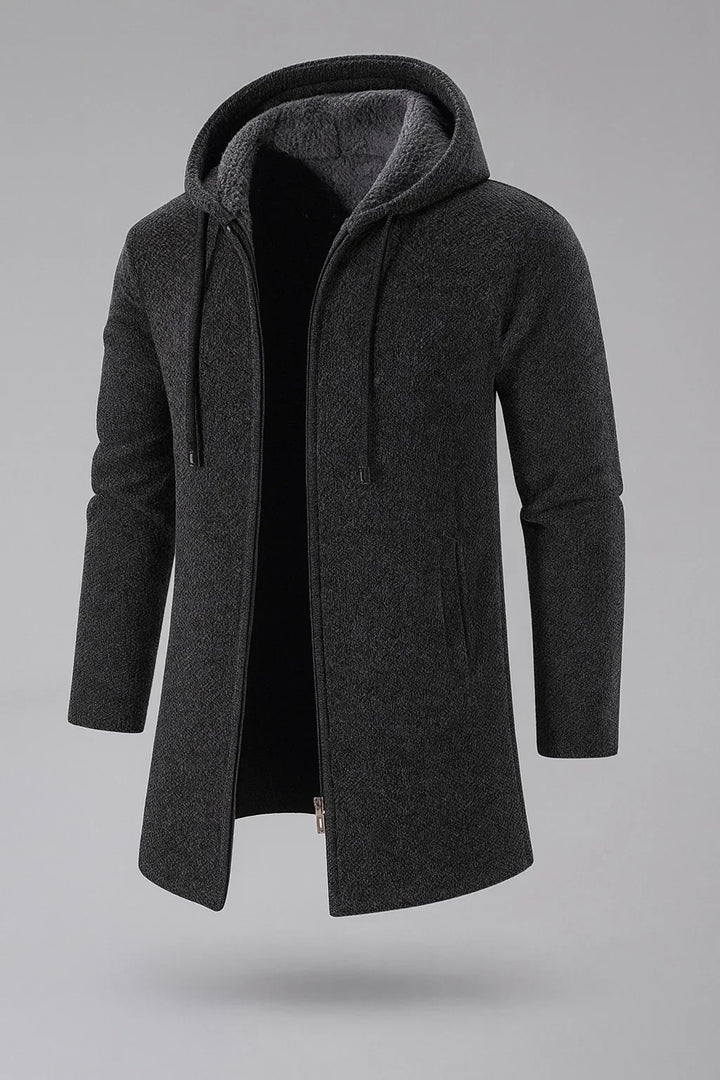 Dean - Fleece Padded Hooded Cardigan