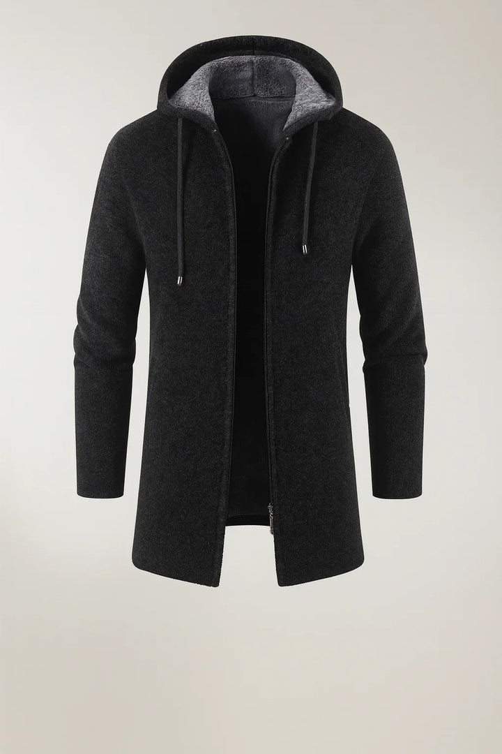 Dean - Fleece Padded Hooded Cardigan