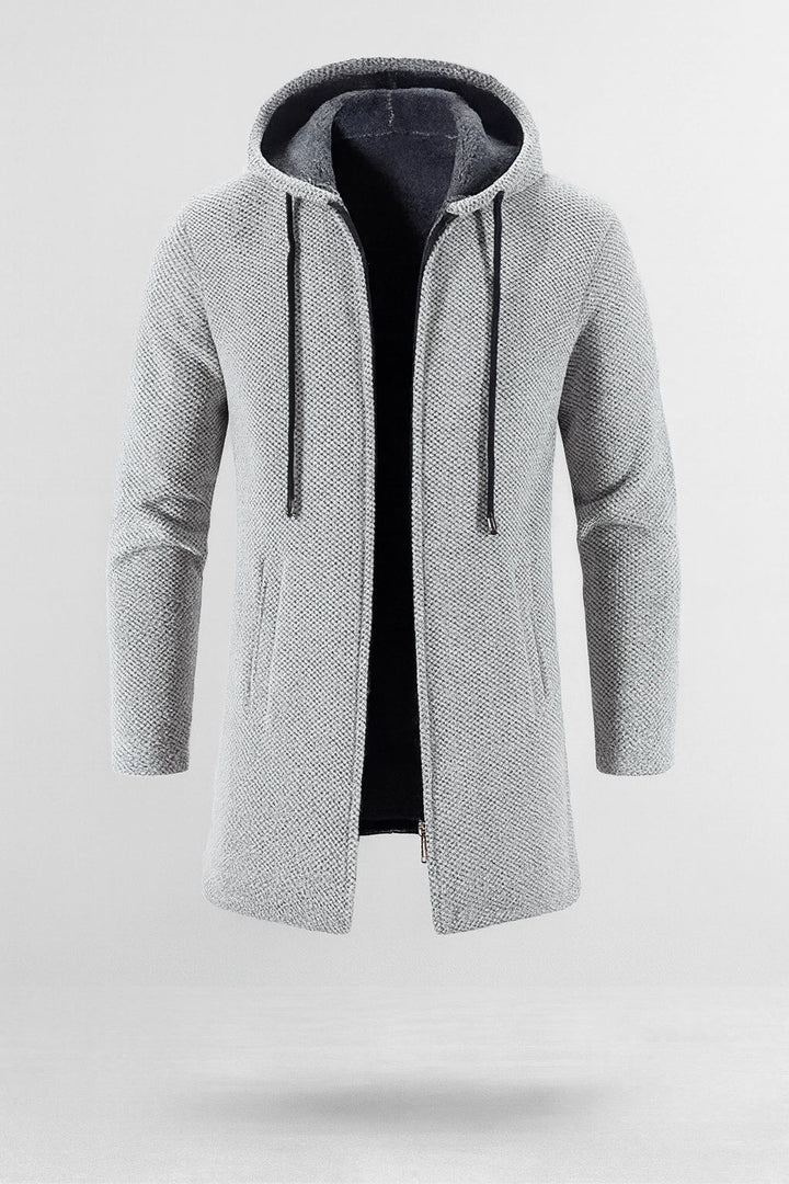 Dean - Fleece Padded Hooded Cardigan