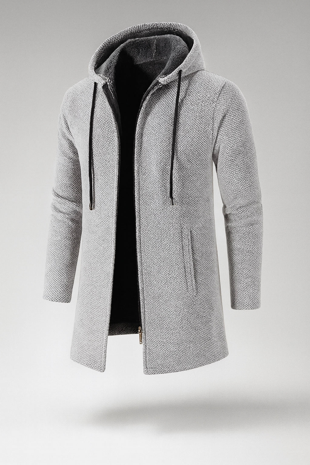 Dean - Fleece Padded Hooded Cardigan