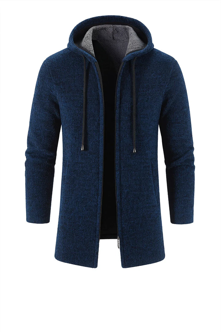 Dean - Fleece Padded Hooded Cardigan