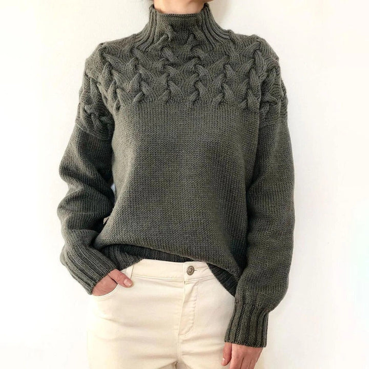 Storm - Cozy Turtleneck Knit Sweater