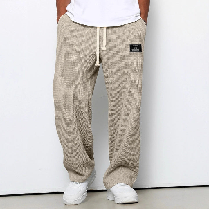 Wyatt - Comfortable waffle-knit pants