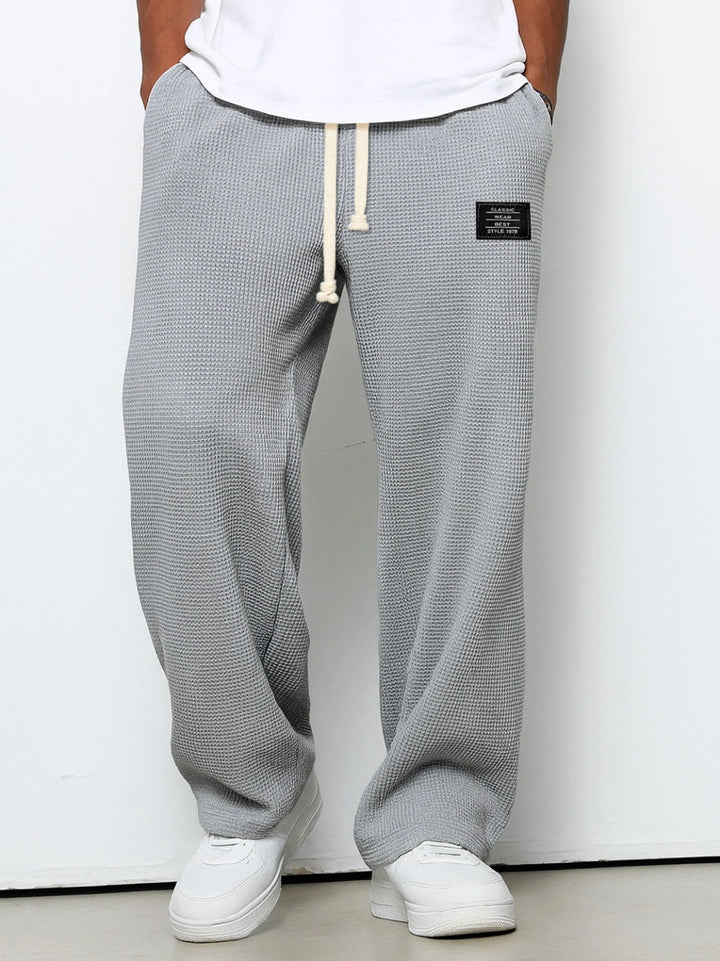 Wyatt - Comfortable waffle-knit pants