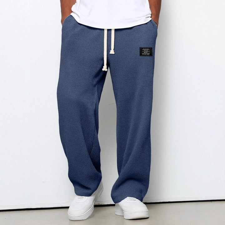 Wyatt - Comfortable waffle-knit pants