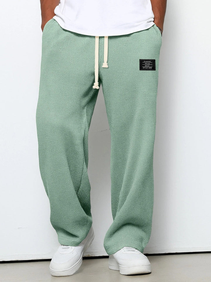Wyatt - Comfortable waffle-knit pants