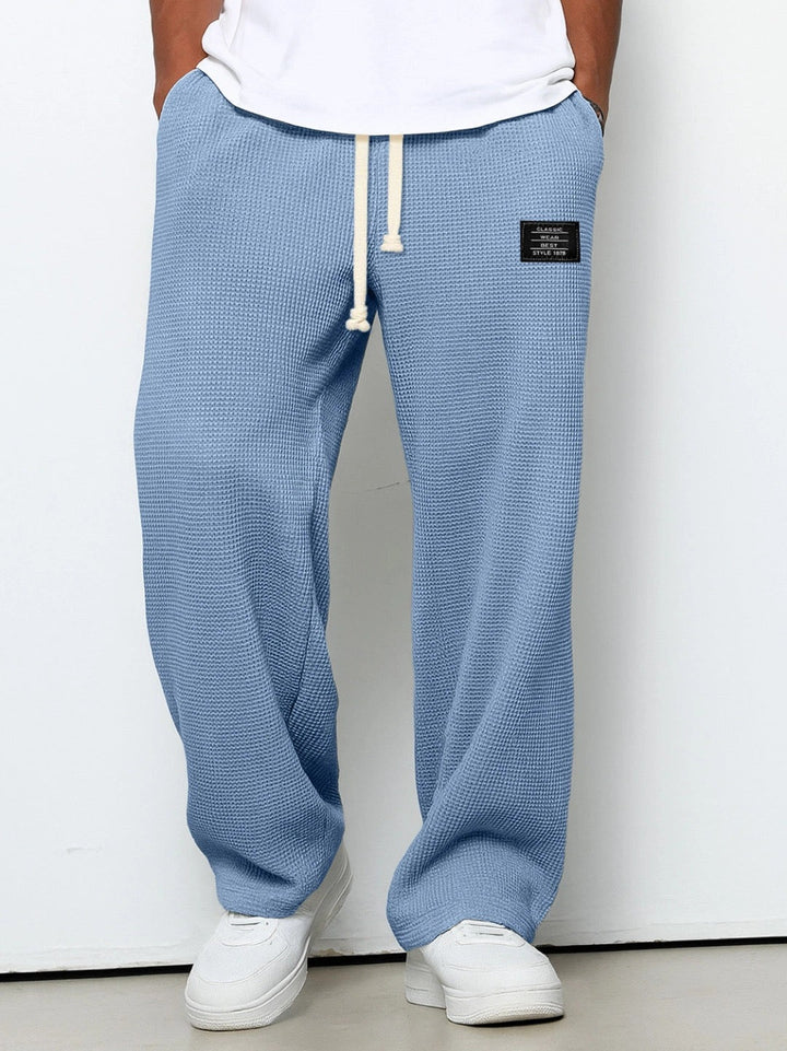 Wyatt - Comfortable waffle-knit pants